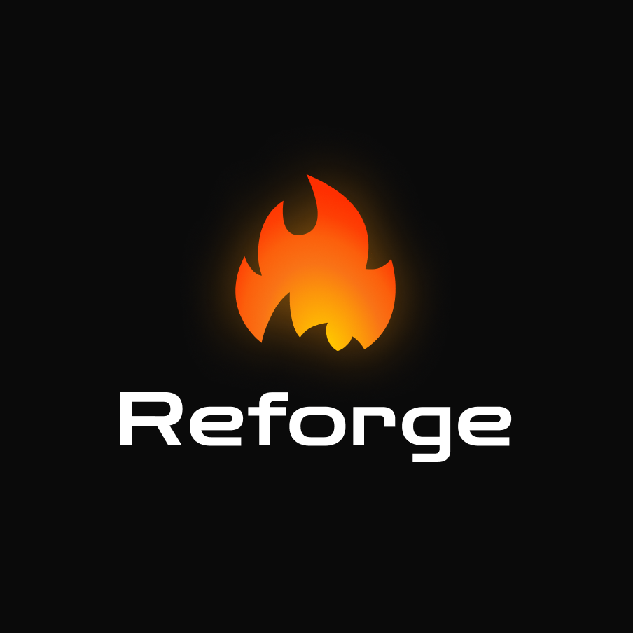 Mockup de Reforge